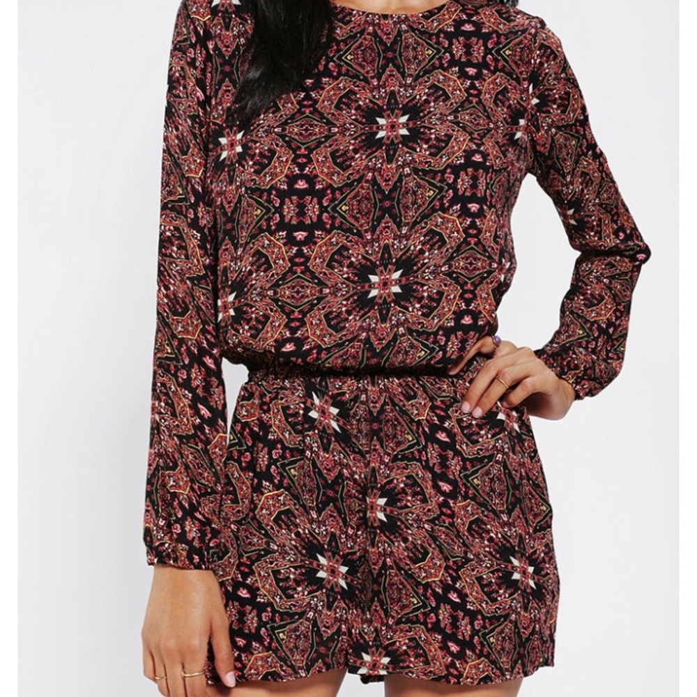 Lucca couture open back romper size XS